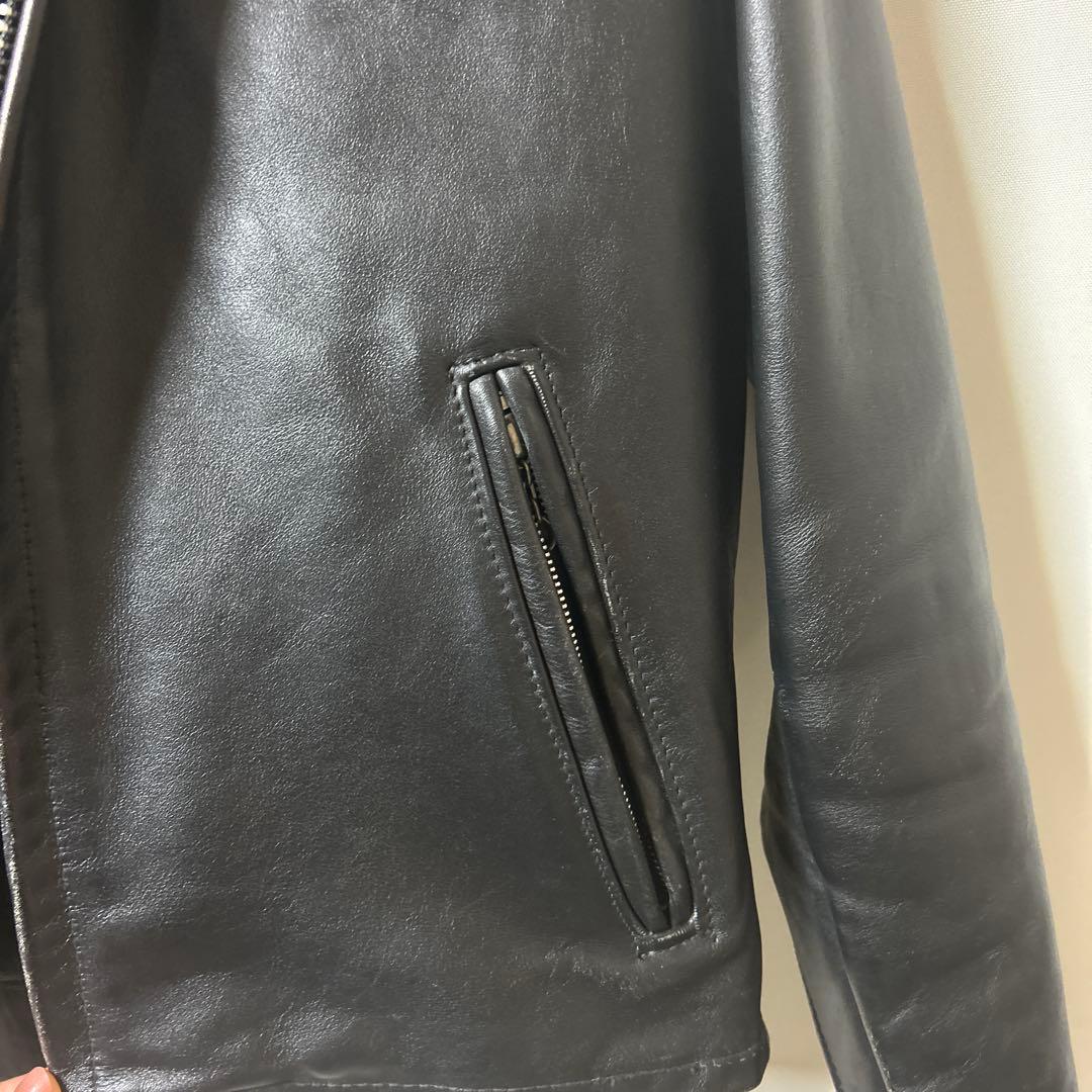 ゆうき【ショットUSA LINE 641 シングルライダースジャケット】