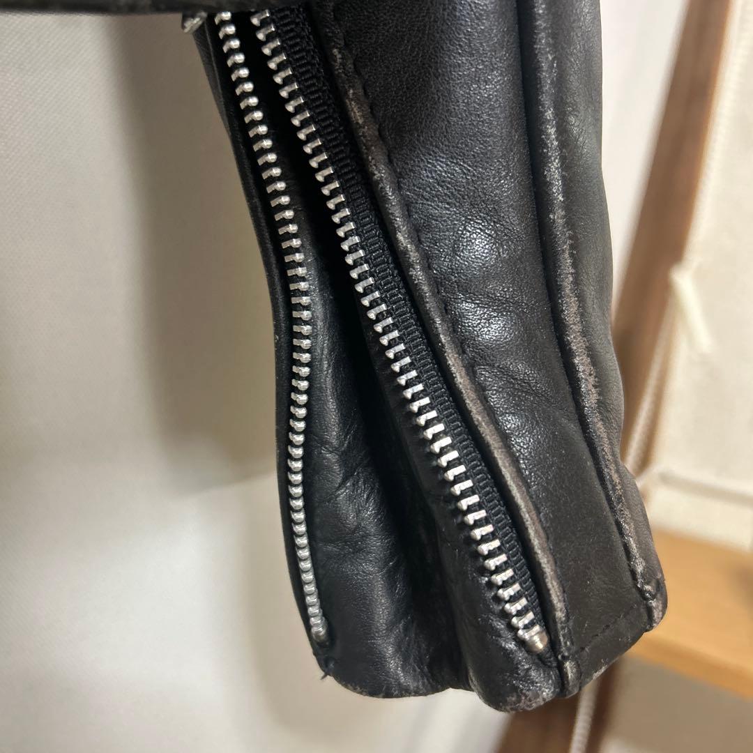 ゆうき【ショットUSA LINE 641 シングルライダースジャケット】