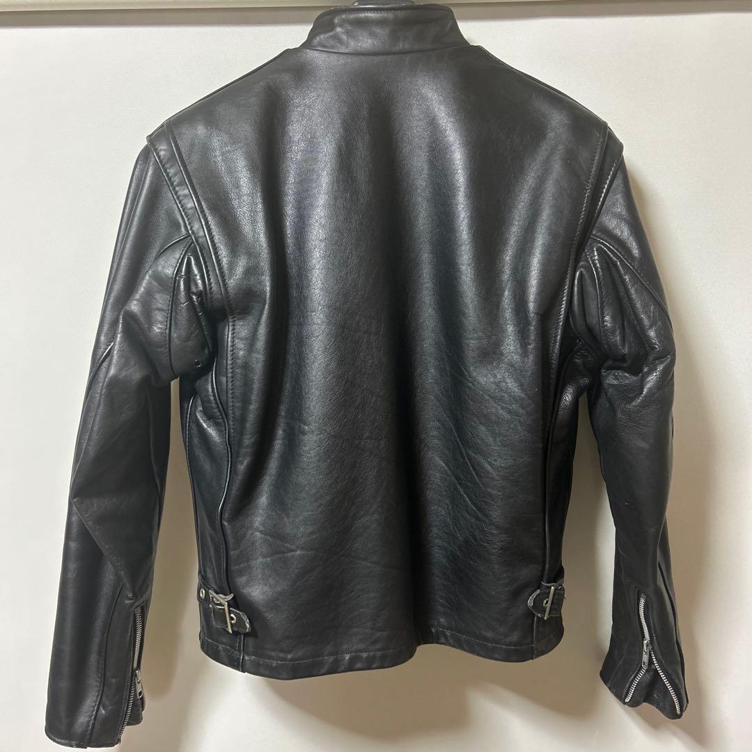 ゆうき【ショットUSA LINE 641 シングルライダースジャケット】