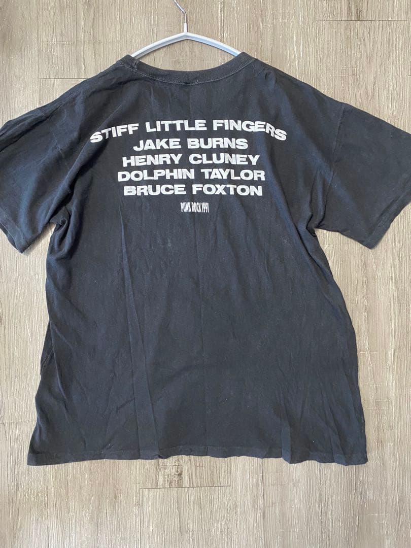 90s ヴィンテージ　STIFF LITTLE FINGERS 来日記念Tシャツ