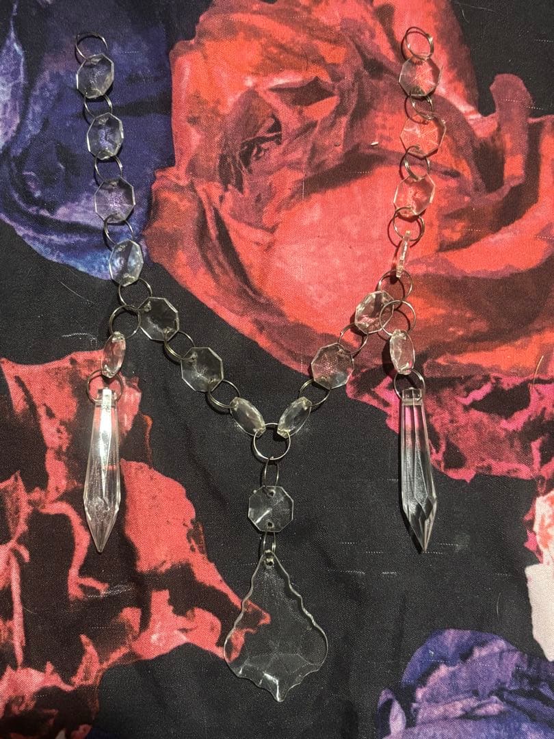 シャンデリア 透明ビーズ 12灯 取扱説明書、おまけ付き