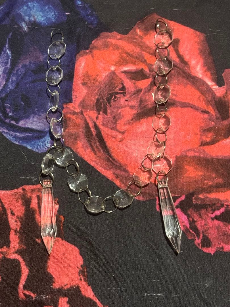 シャンデリア 透明ビーズ 12灯 取扱説明書、おまけ付き