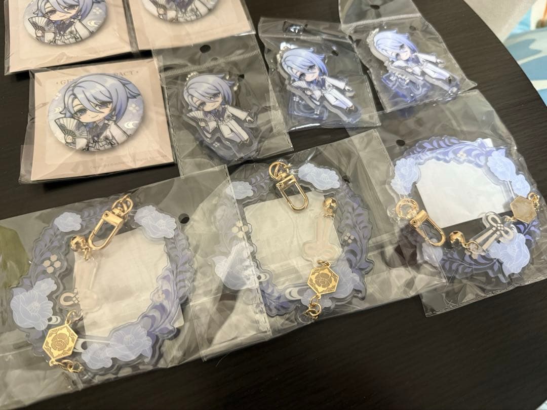 原神 神里綾人 公式特典 イメージキャラクターグッズ 9点セット