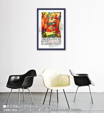 ウーマン5/ウィリアム デ クーニング/ポスター