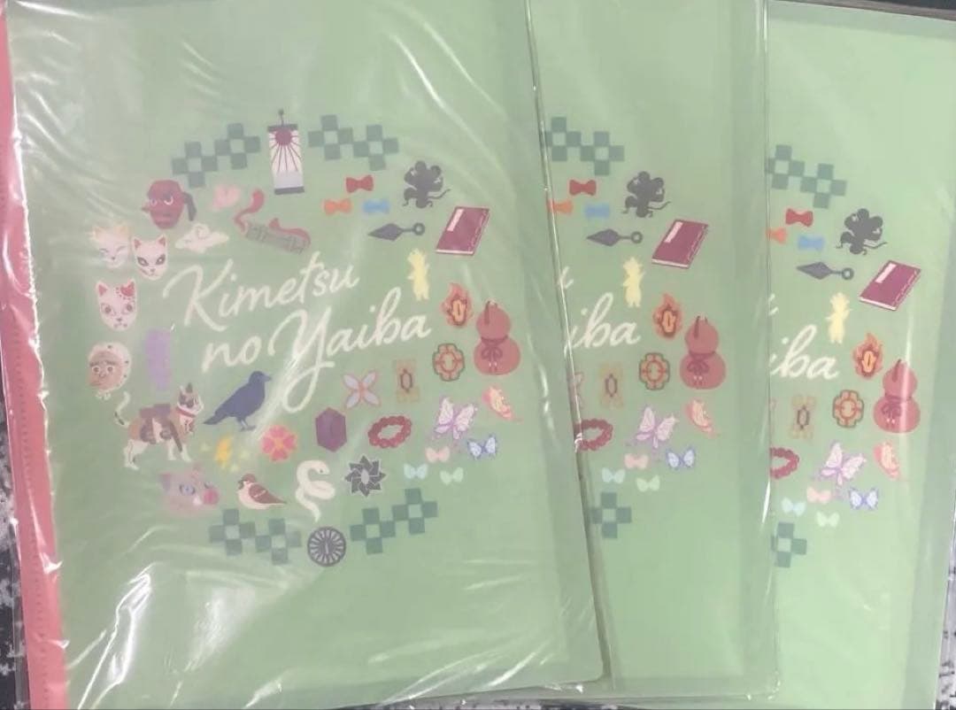 鬼滅の刃　刀鍛冶の里編　A4クリアファイル用収納ホルダー３冊セット　別売り可