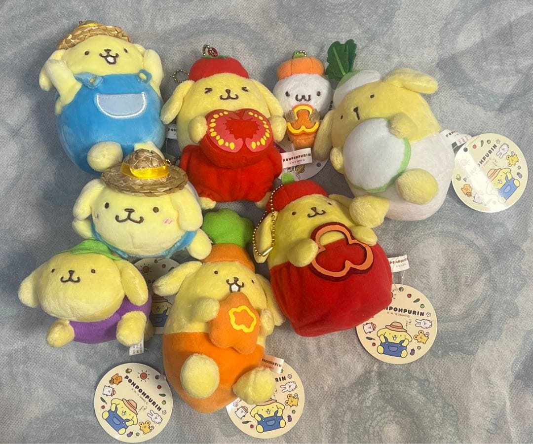 【新品・タグ付き】ポムポムプリン　野菜マスコット　全種類セット