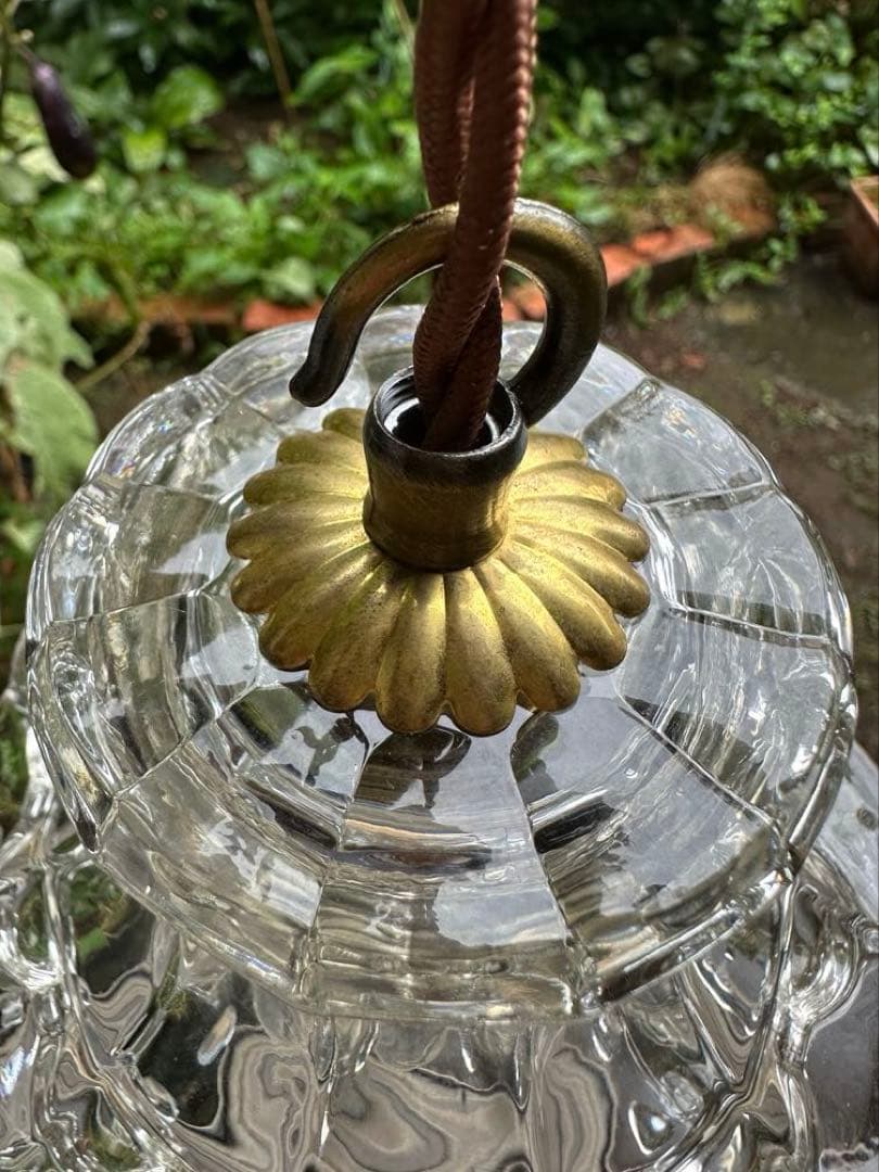 希少＊ 1920年代 フランス アンティーク 大きな可愛いお花のミニシャンデリア