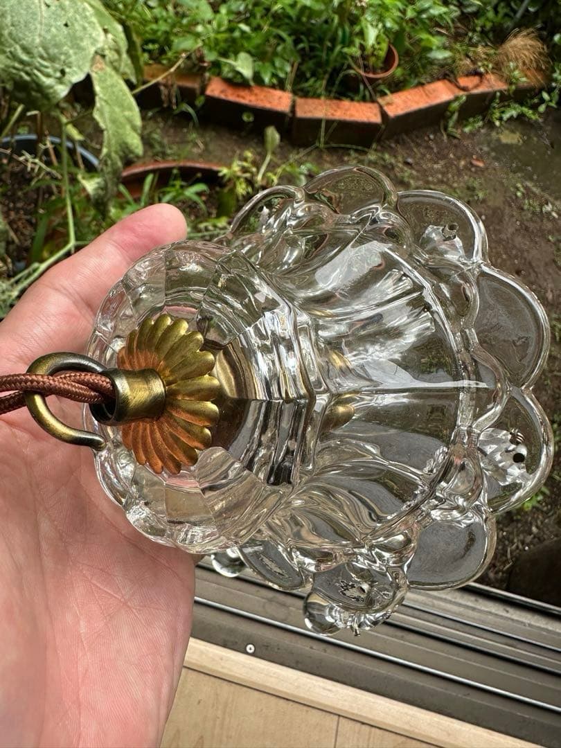 希少＊ 1920年代 フランス アンティーク 大きな可愛いお花のミニシャンデリア