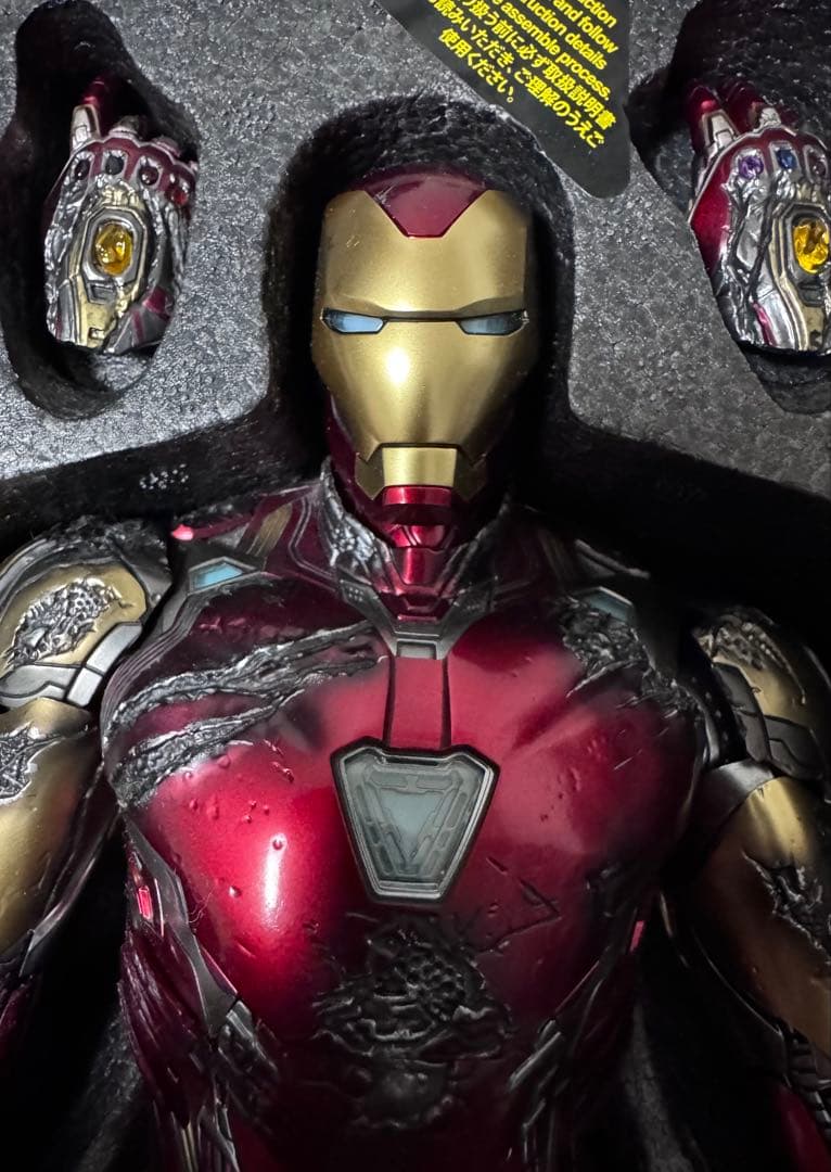 【美品】ホットトイズ/エンドゲーム アイアンマン MK85 バトルダメージ
