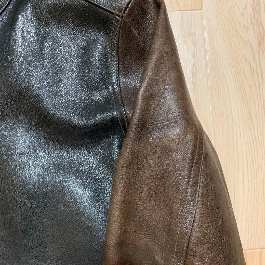 ウエストライドレザージャケット