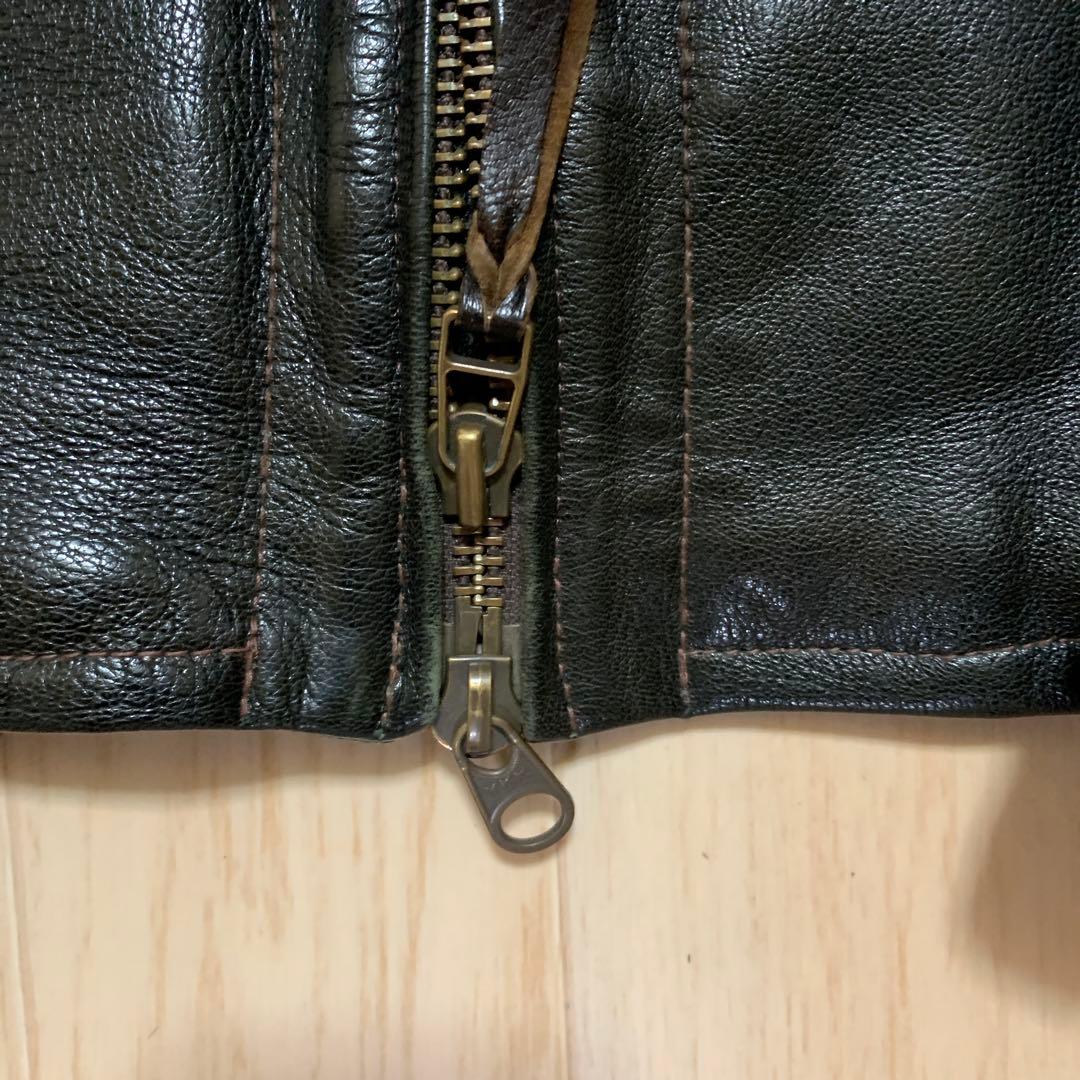 ウエストライドレザージャケット