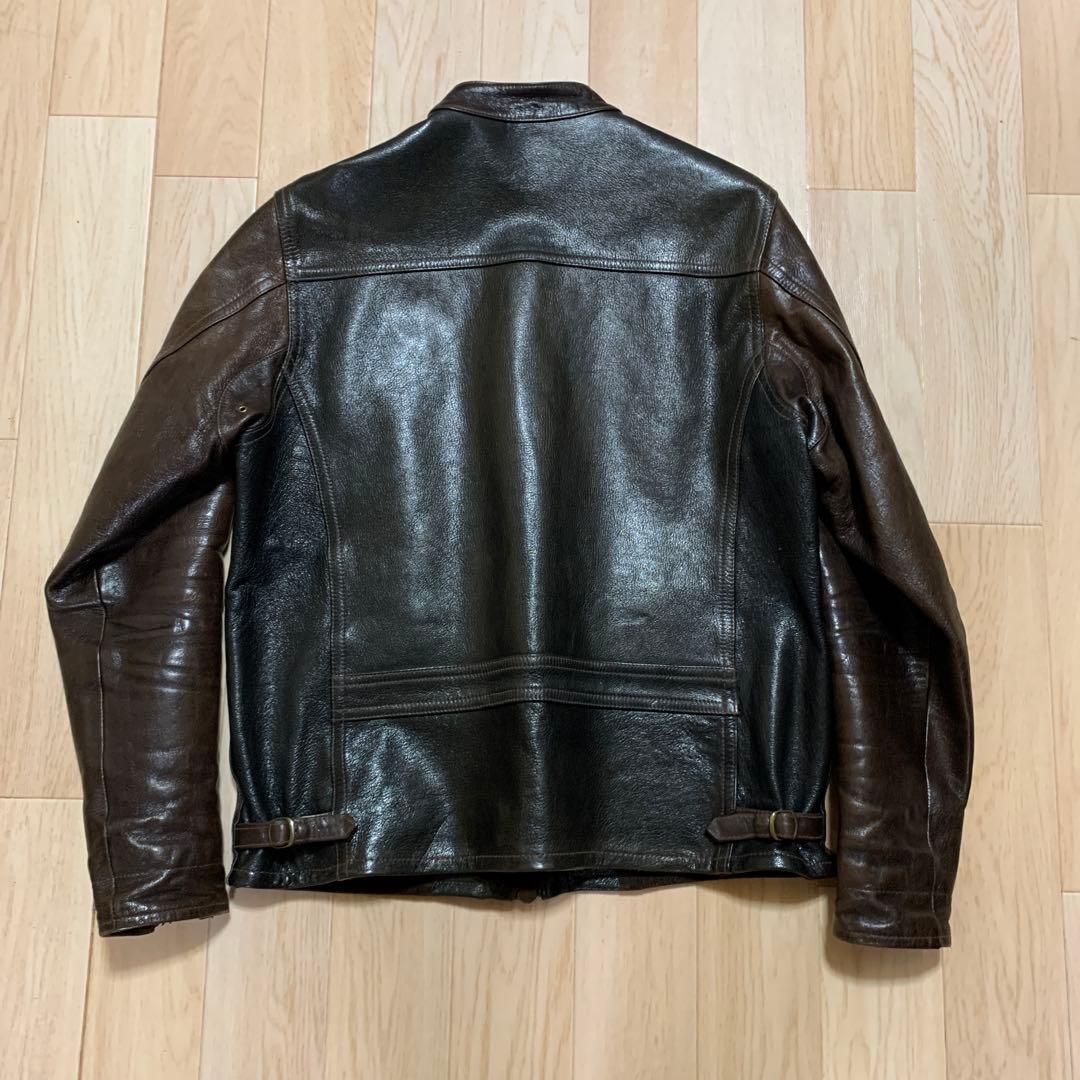 ウエストライドレザージャケット