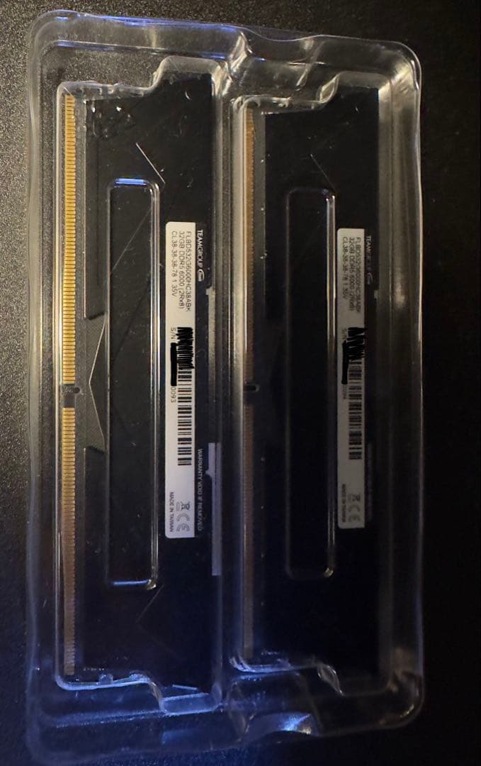 メモリー Team T-FORCE Vulcan DDR5 6000MHz 64GB