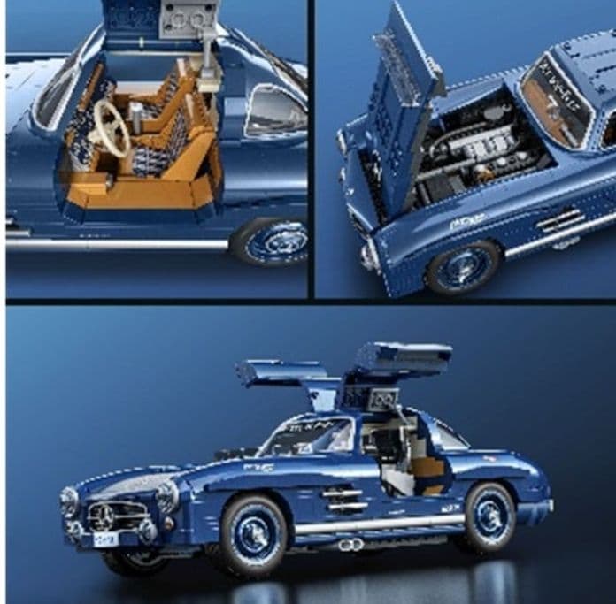 【新品未開封】ホットウィール ブリックショップ メルセデス・ベンツ 300 SL