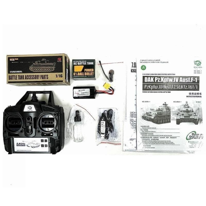 ヘンロン 1/16 ドイツ IV号 F2型 技術基準適合証明済