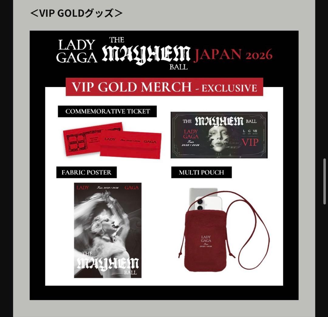 写真追加他]]Lady Gaga The MAYHEM Ball vipグッズ
