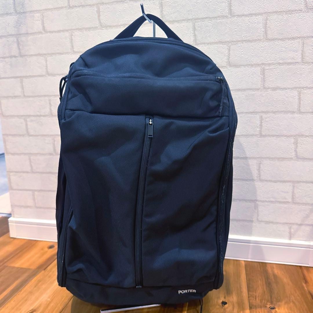【美品】PORTER アップサイド　ビジネスバック　3way　ネイビー