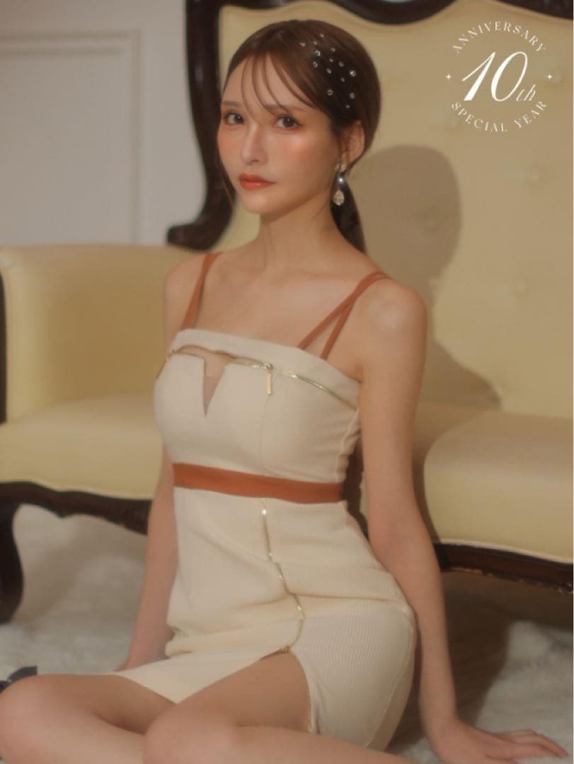 ROBE de FLEURS れいな先生コラボドレス　XSサイズ