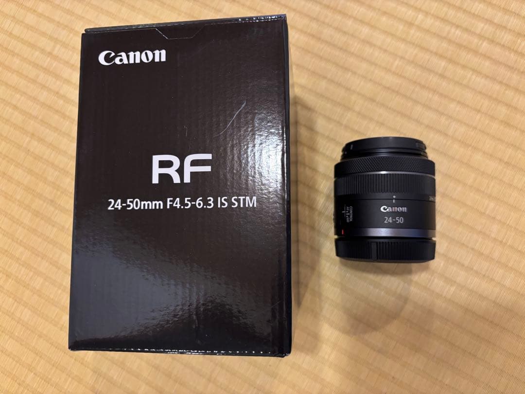 レンズ(ズーム) Canon RF 24-50mm F4.5-6.3 IS STM