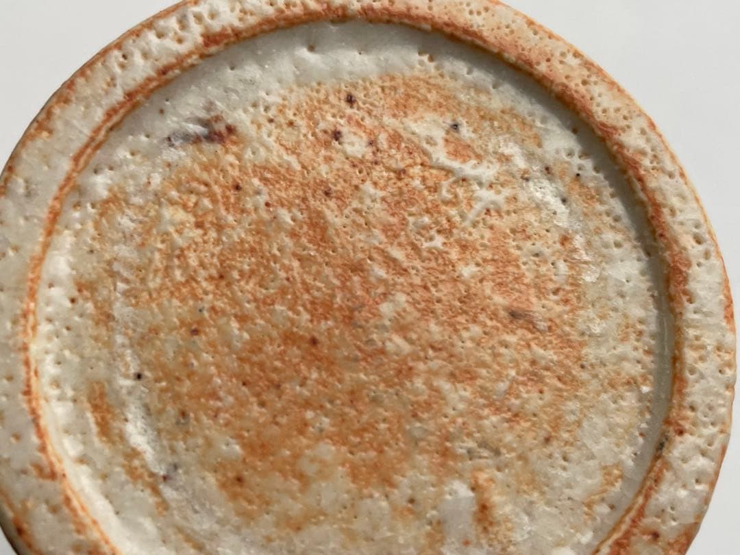 陶芸家　加藤光右衛門　志野　香合　志野焼　美濃　鵬雲斎書付　絵志野