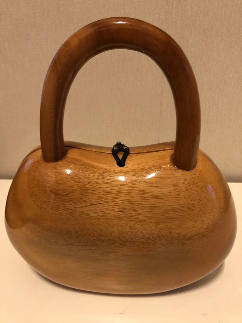 【美品】 ティミー・ウッズ 木製 花のバッグ