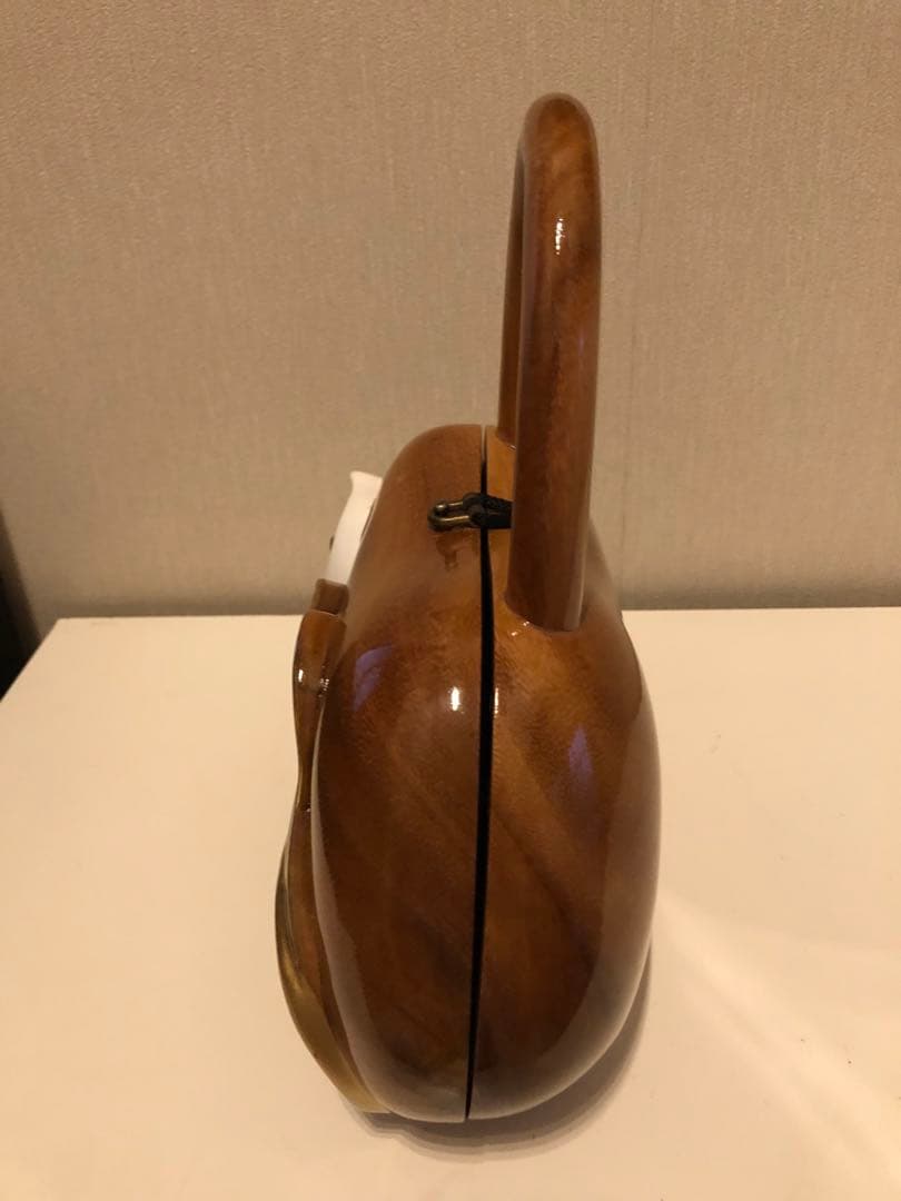 【美品】 ティミー・ウッズ 木製 花のバッグ