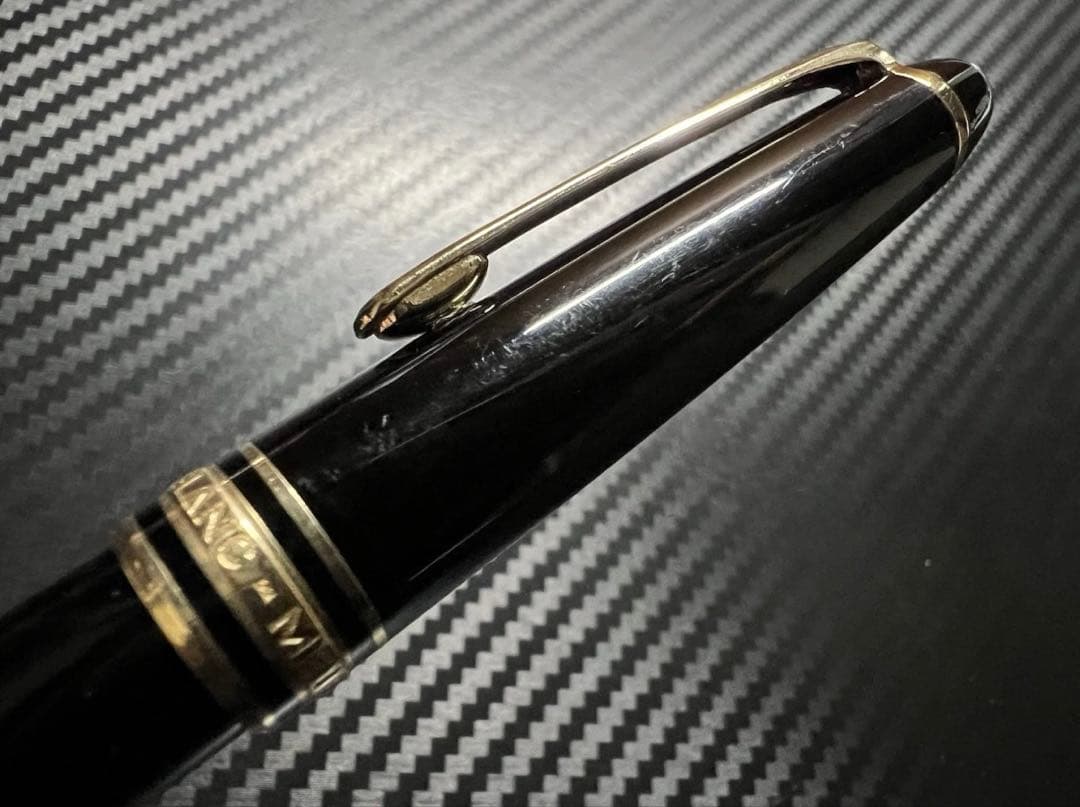 未使用に近い モンブラン 144 ブラック 全金 M 中字 万年筆