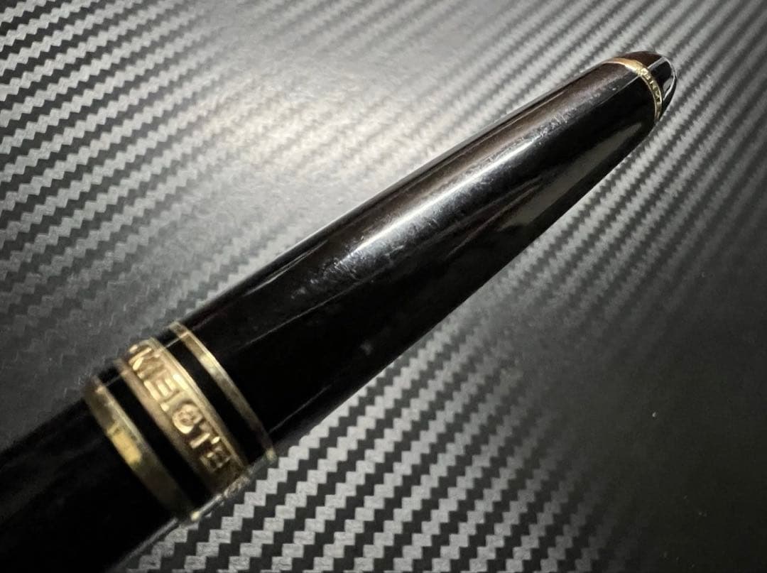 未使用に近い モンブラン 144 ブラック 全金 M 中字 万年筆