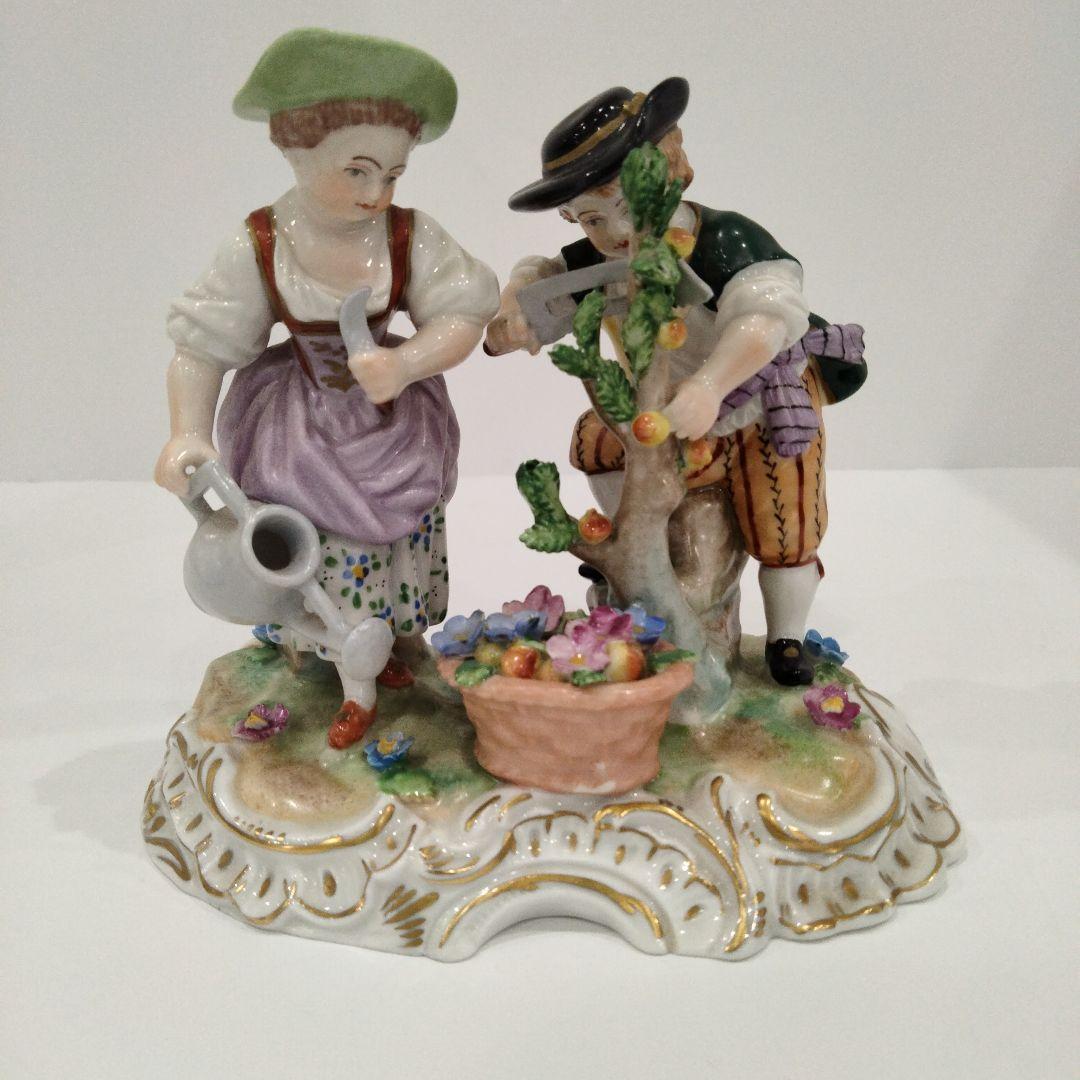 v298-1 ドレスデン カール・ティーメ工房 フィギュリン 高さ12.5㎝