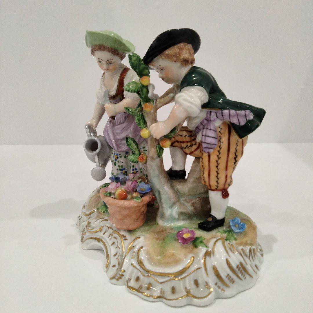 v298-1 ドレスデン カール・ティーメ工房 フィギュリン 高さ12.5㎝