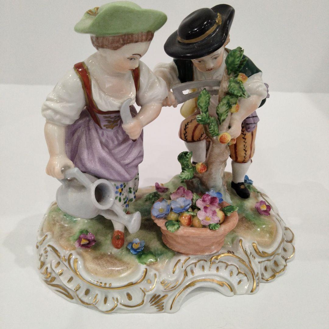 v298-1 ドレスデン カール・ティーメ工房 フィギュリン 高さ12.5㎝