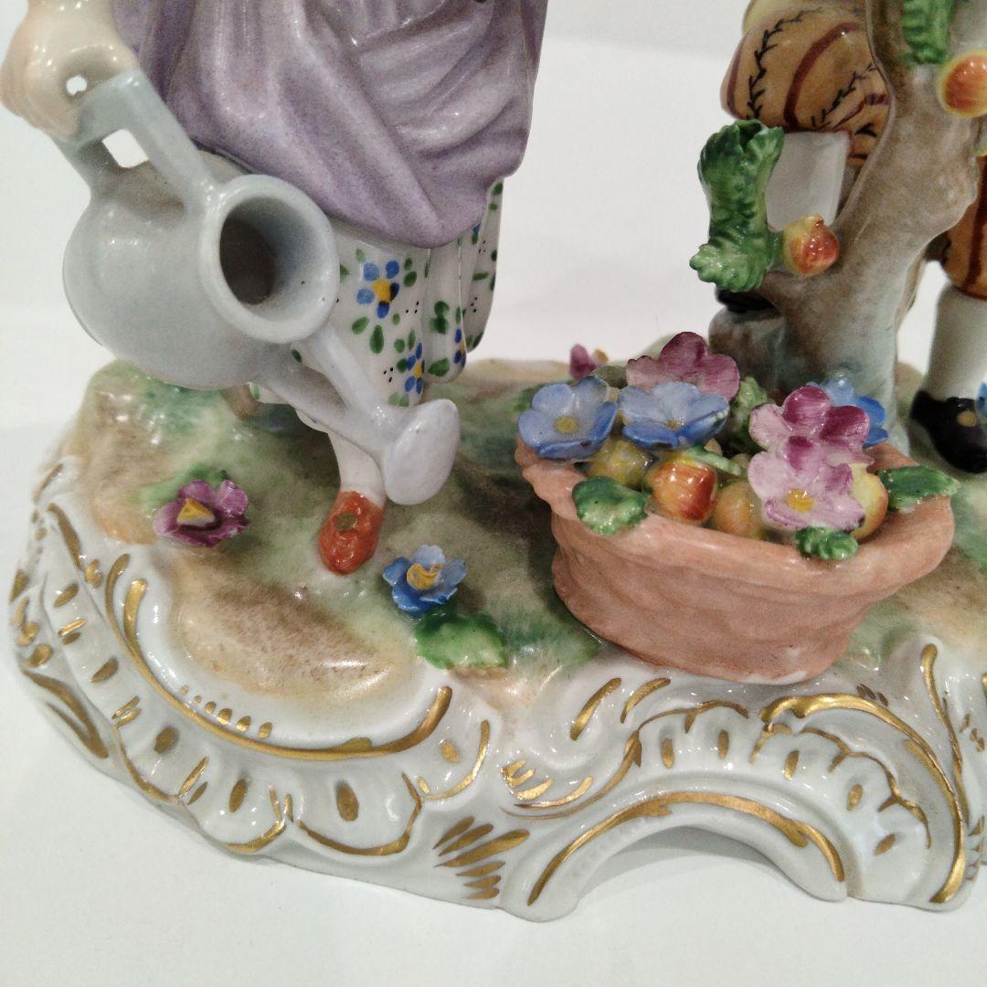 v298-1 ドレスデン カール・ティーメ工房 フィギュリン 高さ12.5㎝