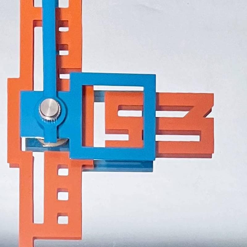 馬場雄二デザイン SEIKO ミラークロック タイポグラフィ