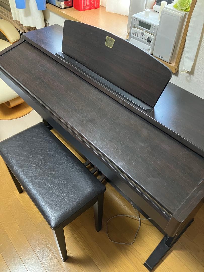 【ジャンク品】YAMAHA CLP-120 デジタルピアノ 椅子付き