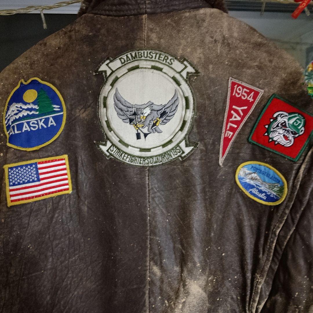 ヴィンテージブラウンレザーライダースジャケット