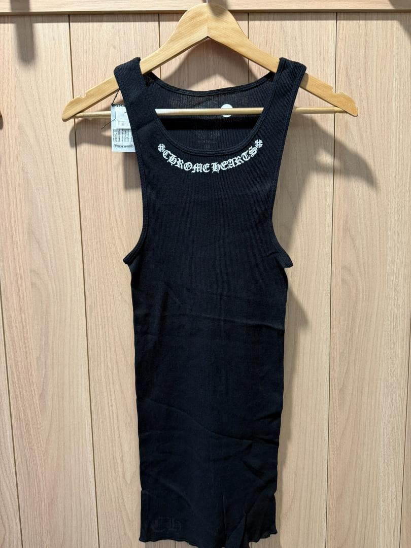 【新品未使用】クロムハーツ ネックロゴ タンクトップ サイズM