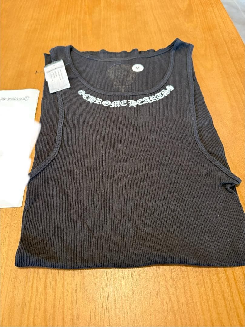 【新品未使用】クロムハーツ ネックロゴ タンクトップ サイズM