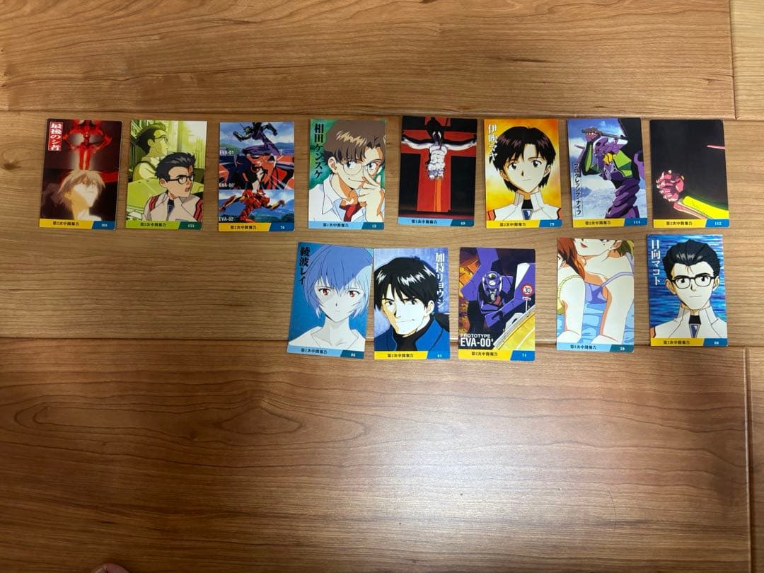 レア‼︎当時品　新世紀エヴァンゲリオンクリスタルカード8枚含、カード計200枚以上