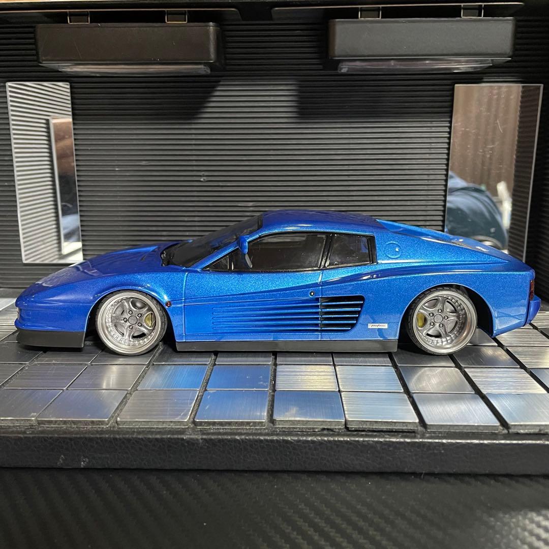 KKスケール 1/18 フェラーリ テスタロッサ モノスペッキオ（カスタム仕様）