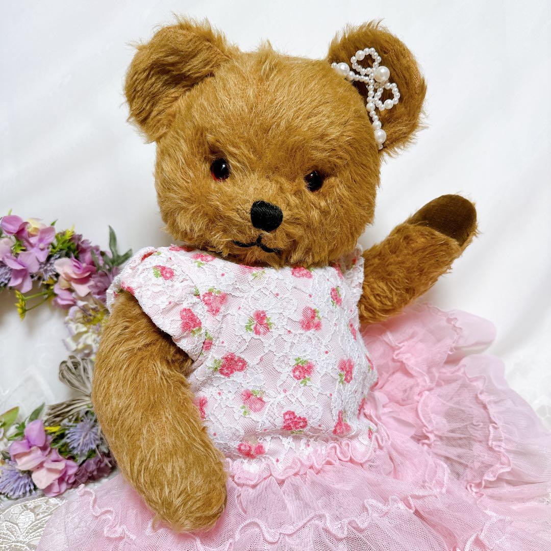 ❤️ペディグリー❤️ 大きめアンティークテディベア　ビンテージ　イギリス