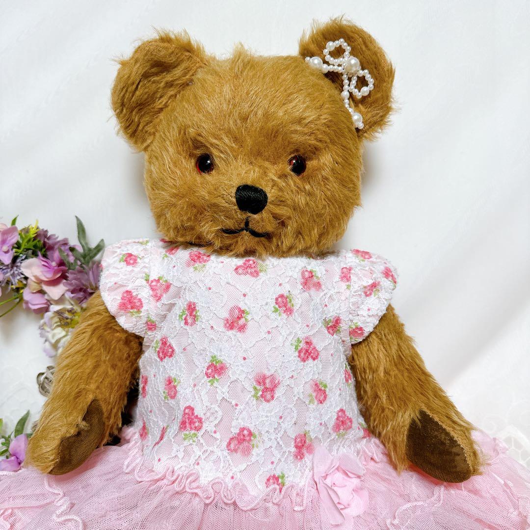 ❤️ペディグリー❤️ 大きめアンティークテディベア　ビンテージ　イギリス