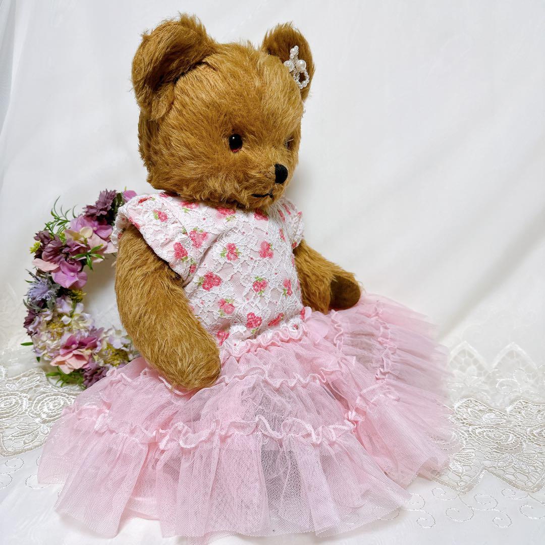 ❤️ペディグリー❤️ 大きめアンティークテディベア　ビンテージ　イギリス