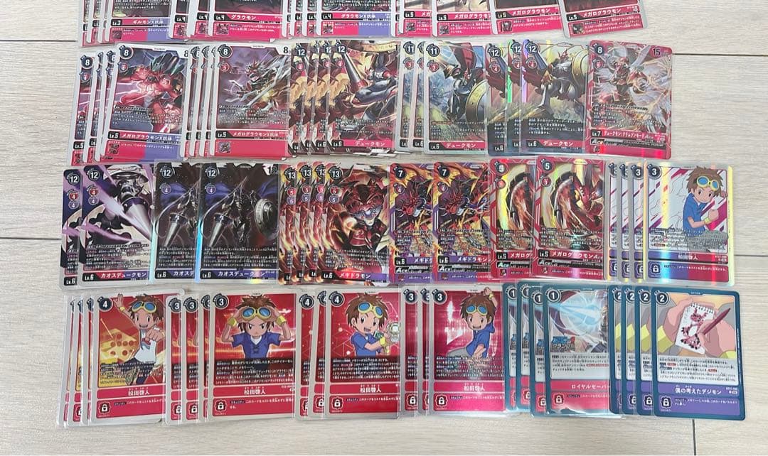 デジカ　ギルモン　デュークモン　メギドラモン　デッキ　デッキパーツ