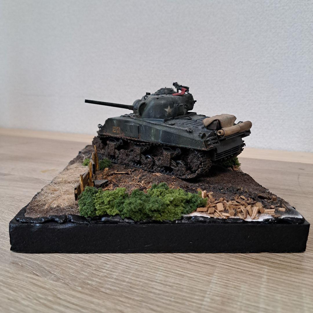 シャーマン戦車ジオラマ