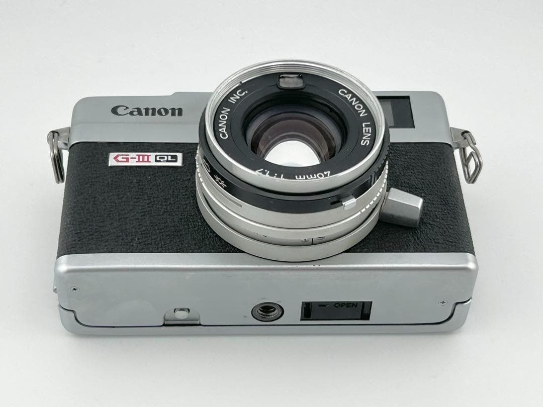【完動品】 Canon Canonet QL17 GIII 動作確認モルト貼替済