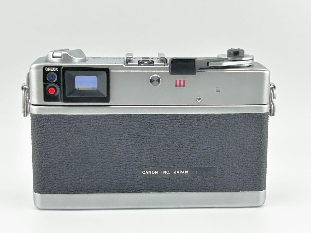 【完動品】 Canon Canonet QL17 GIII 動作確認モルト貼替済