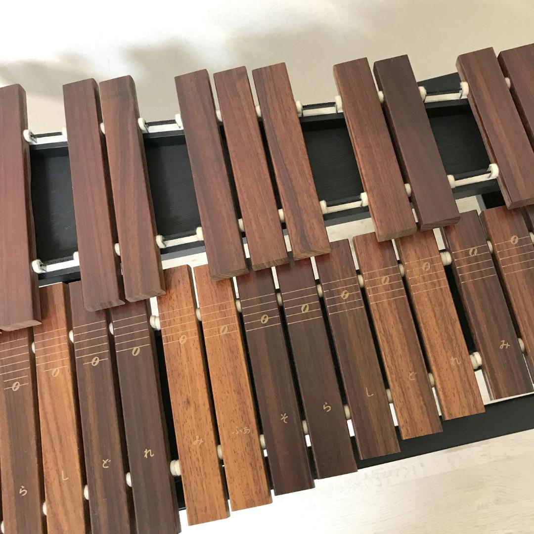 【良品】Zen-on シロホン ZX-32P 木琴 マレット スタンド ケース付