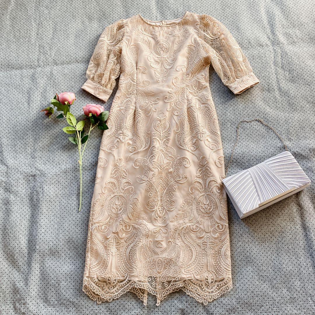 q【美品】ニアナ ハレモード ワンピース 結婚式 ドレス オケージョン