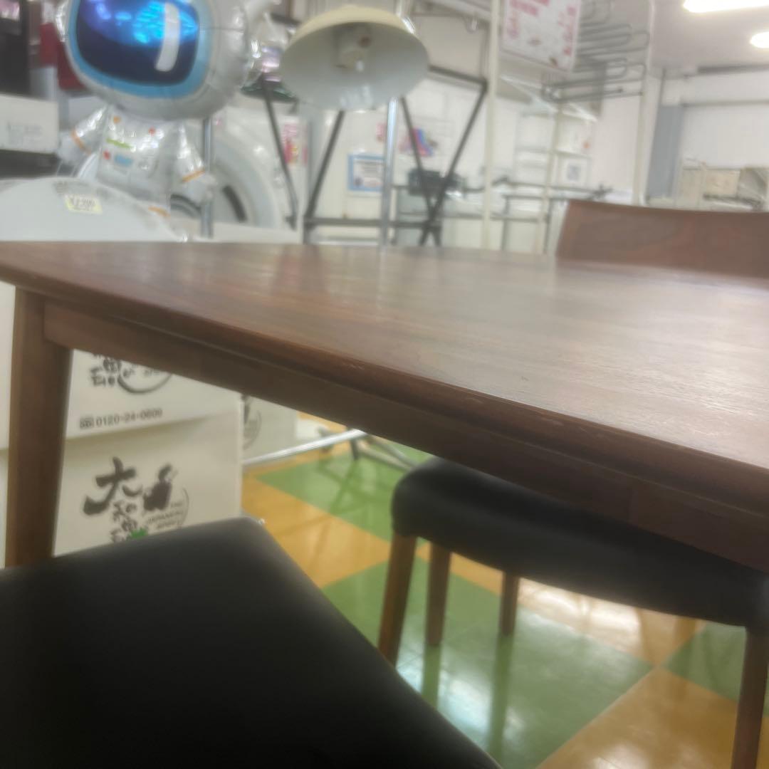 大塚家具　ダイニングセット　天然木　椅子カバー4枚付