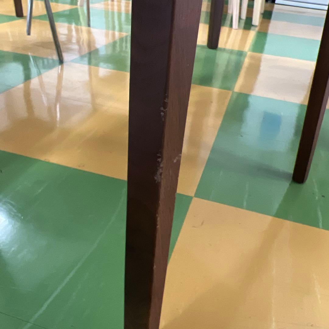 大塚家具　ダイニングセット　天然木　椅子カバー4枚付